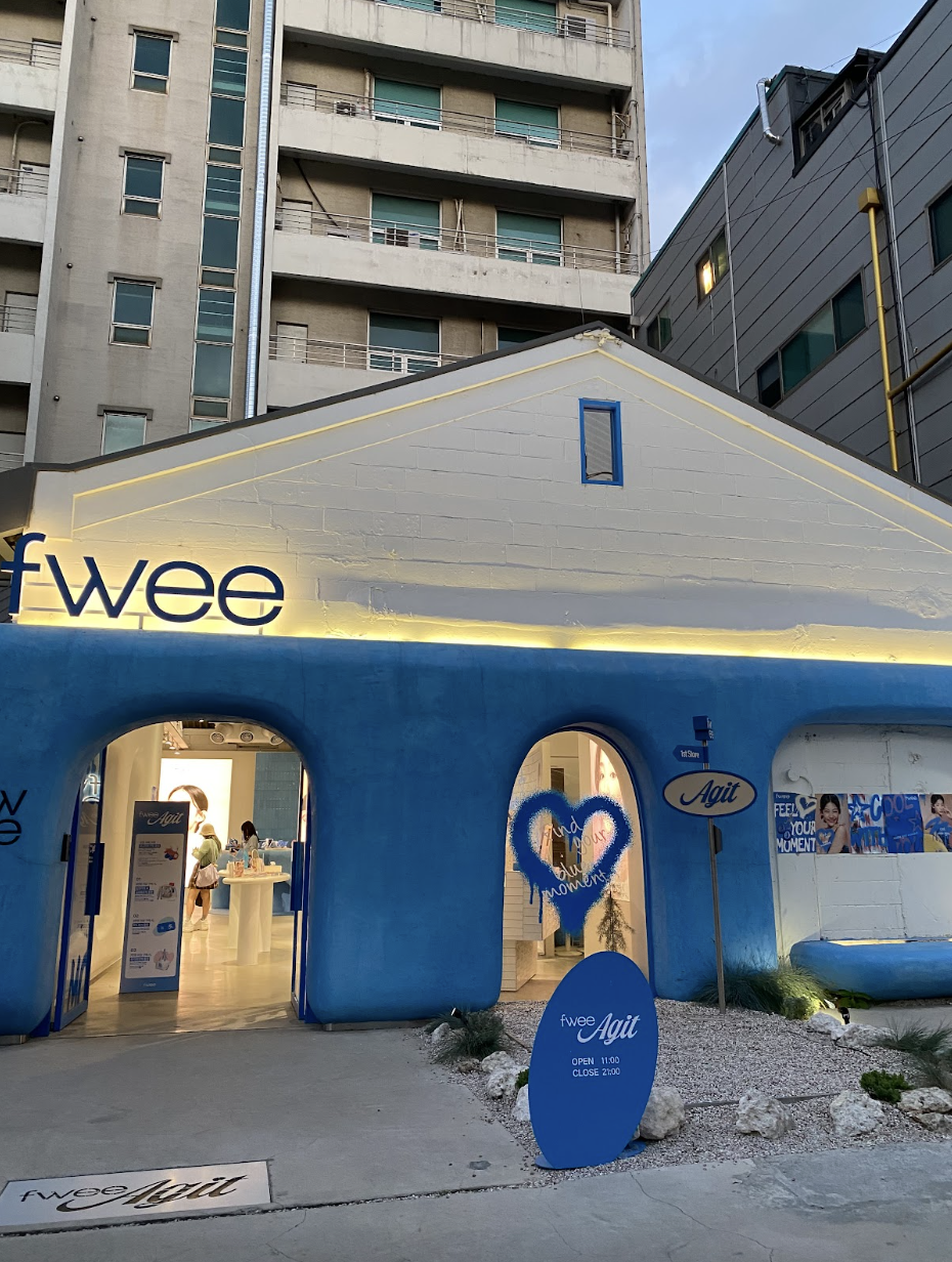 The Fwee pop-up in Seongsu