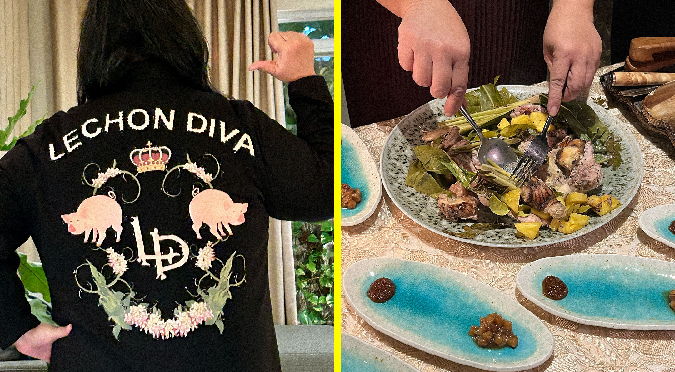The indefatigable lechon diva and her dynamic seventh degustation