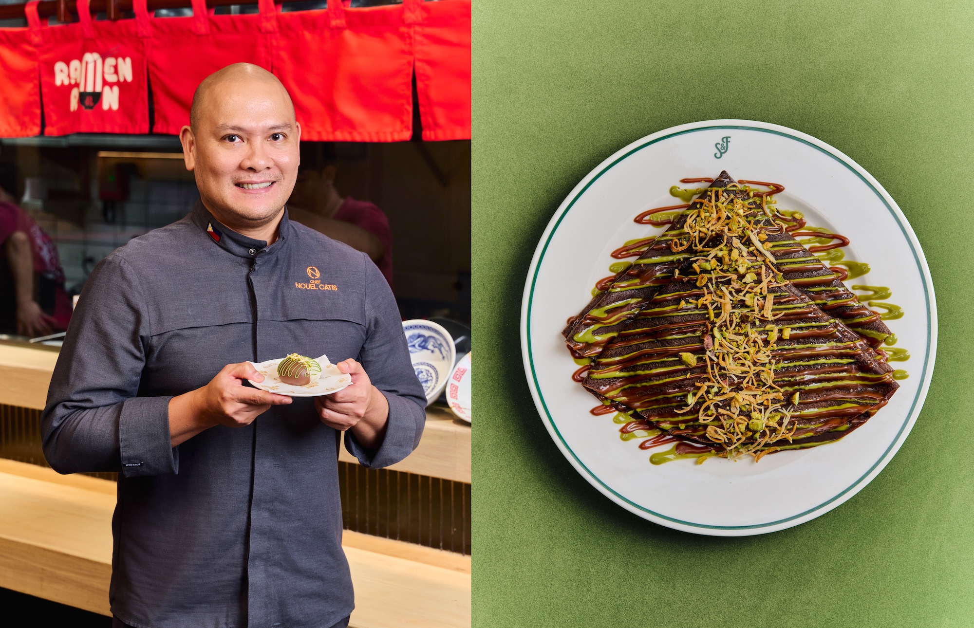 The viral pleasure of chef Nouel Catis’ Dubai chocolate dessert comes to Manila