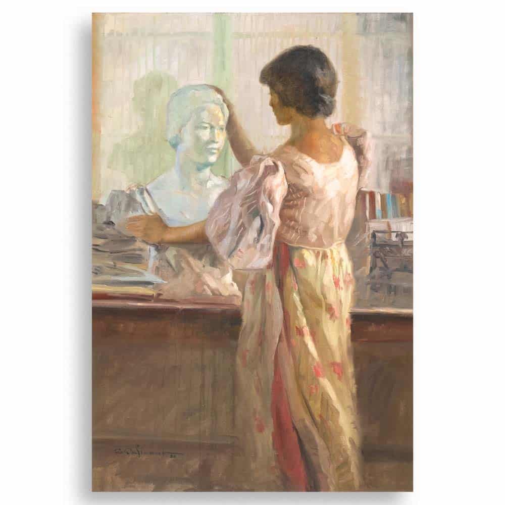Romulo Galicano, 'Contemplating the Bust'