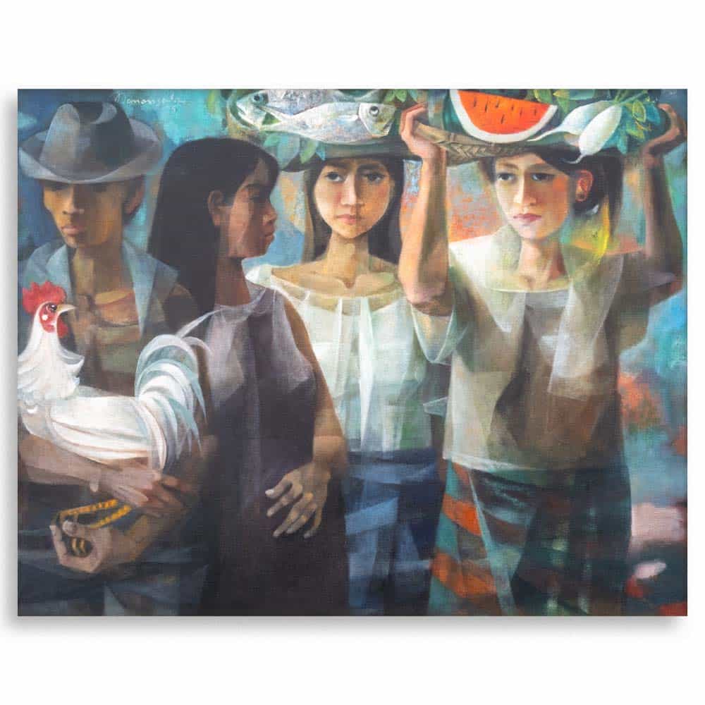 Vicente Manansala, 'From the Market'
