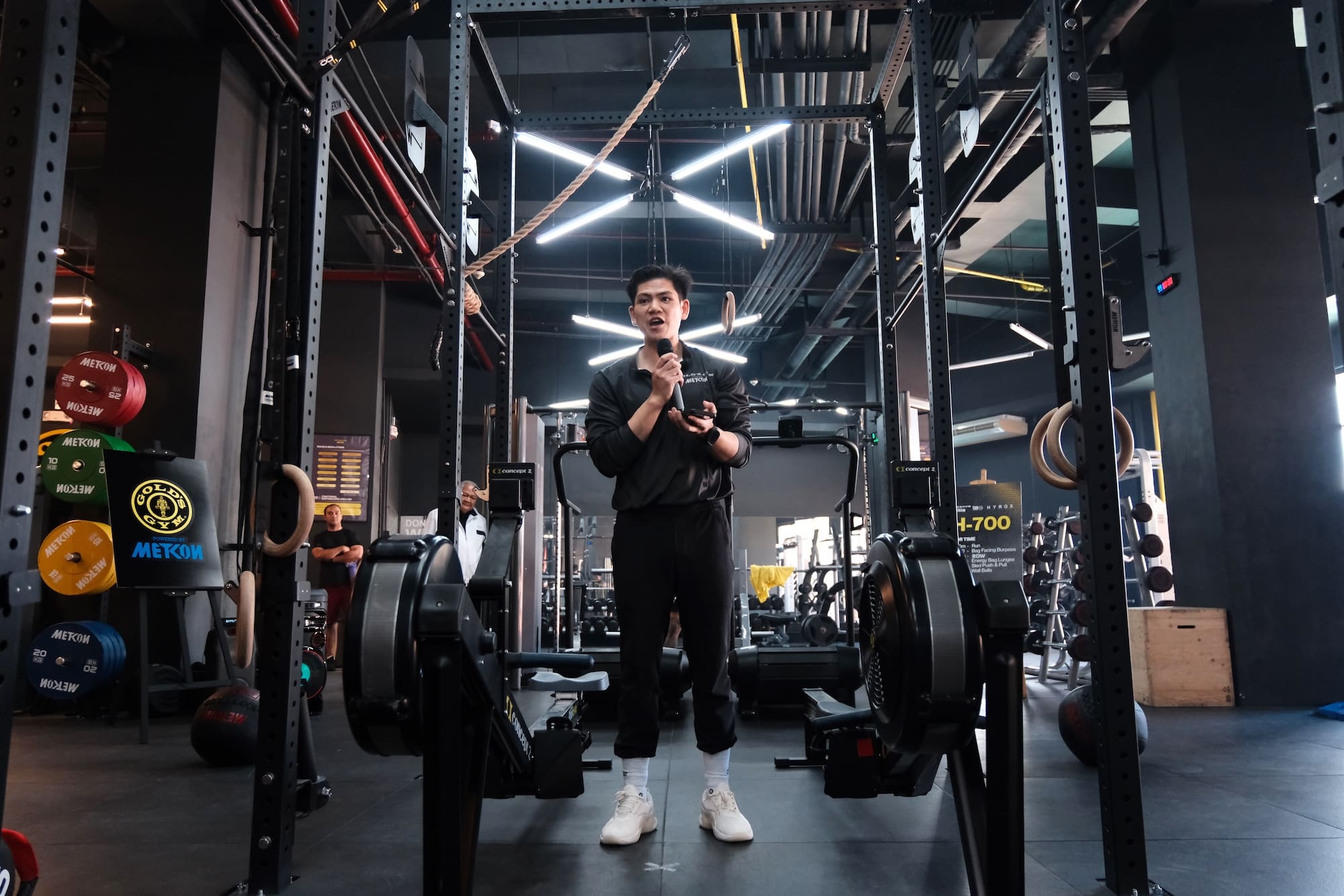 Edmundo Luis R. Vega, owner of Gold's Gym x Metcon