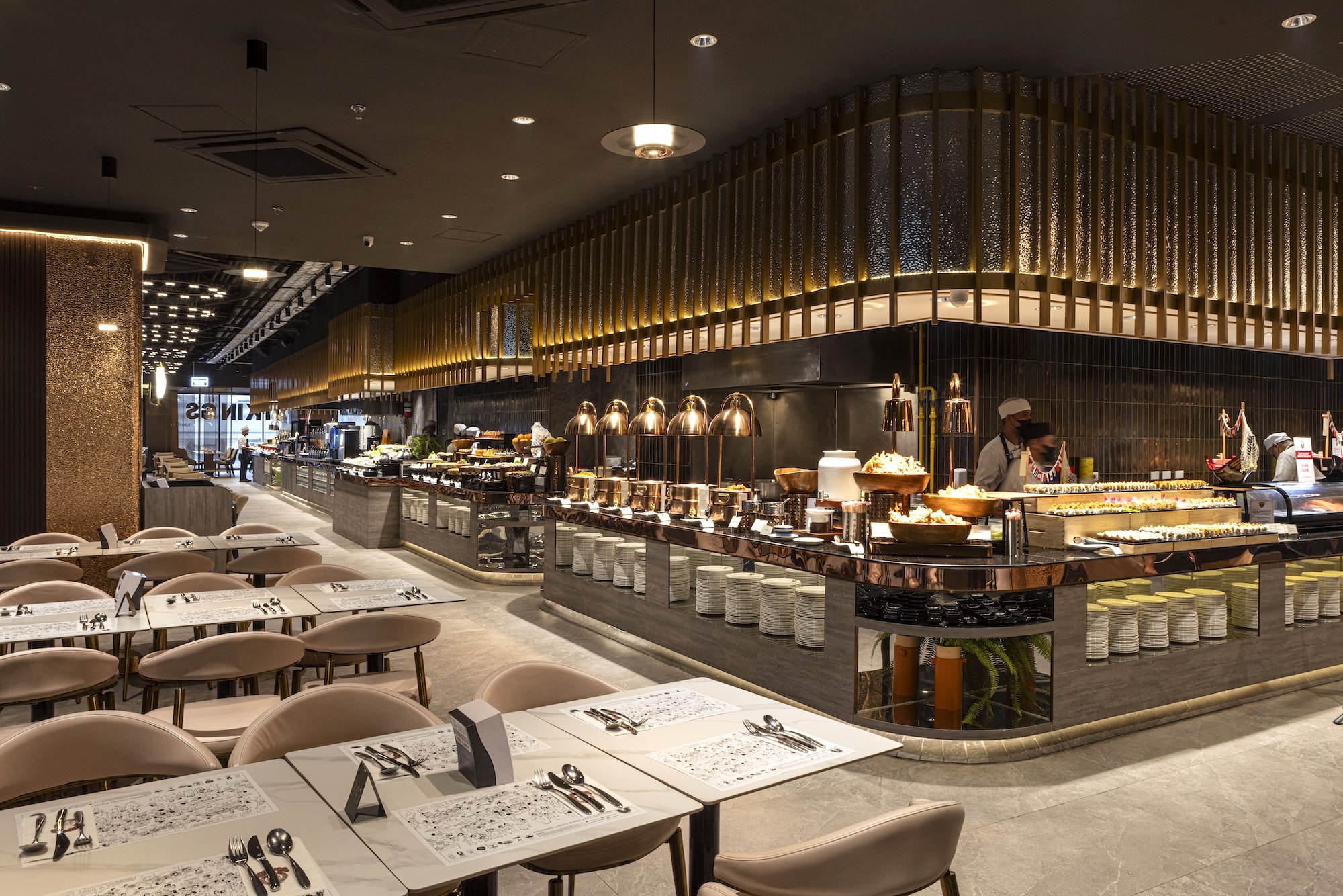Luxe touches elevate Vikings' all-you-can-eat buffet experience