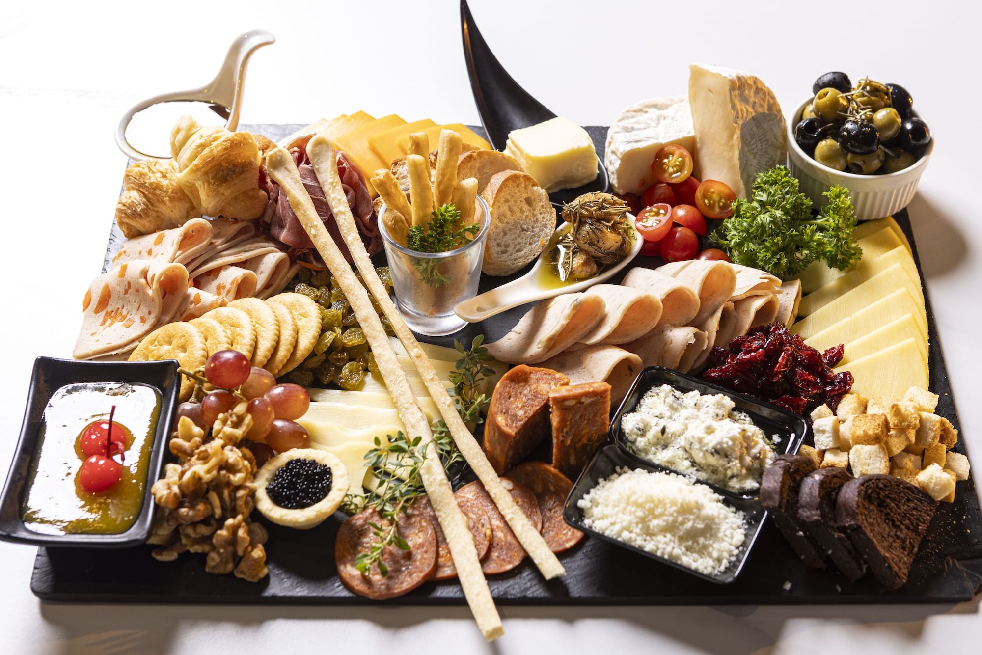 Vikings Eastwood's charcuterie board