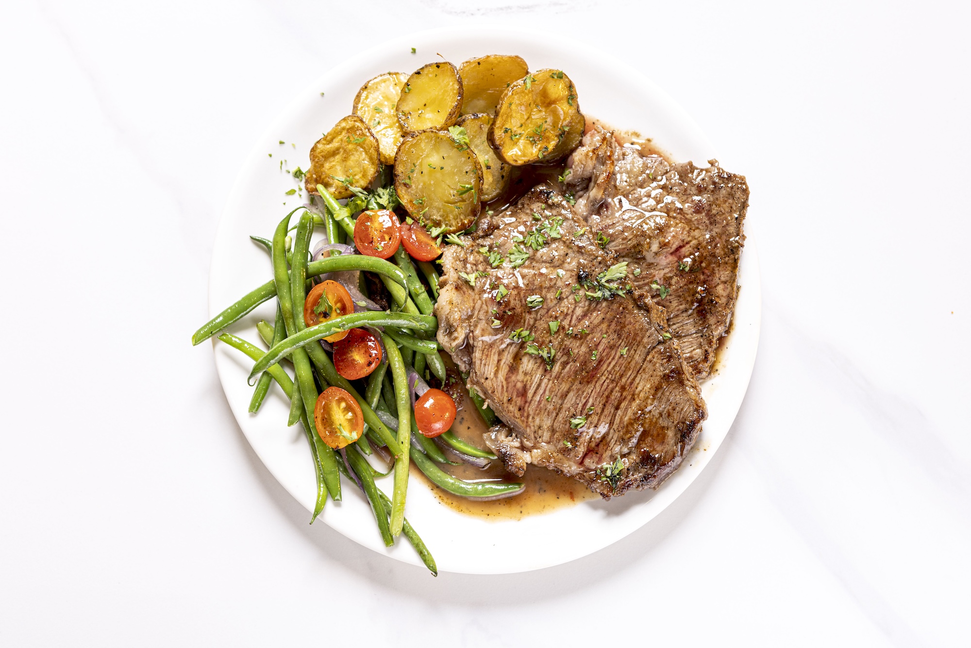 Head to the carving station to pick up juicy cuts of beef